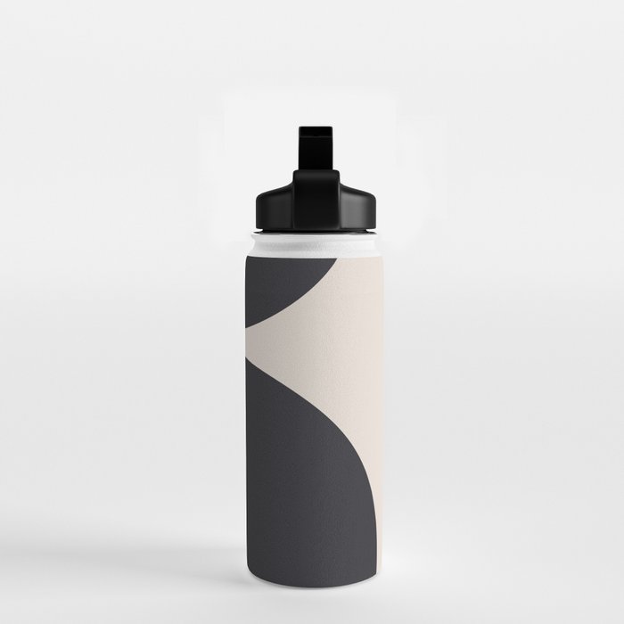 Scandinavian Minimalist Abstract Arches  Water Bottle Gallery Image 2