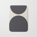Scandinavian Minimalist Abstract Arches  Bath Mat Gallery Image 1