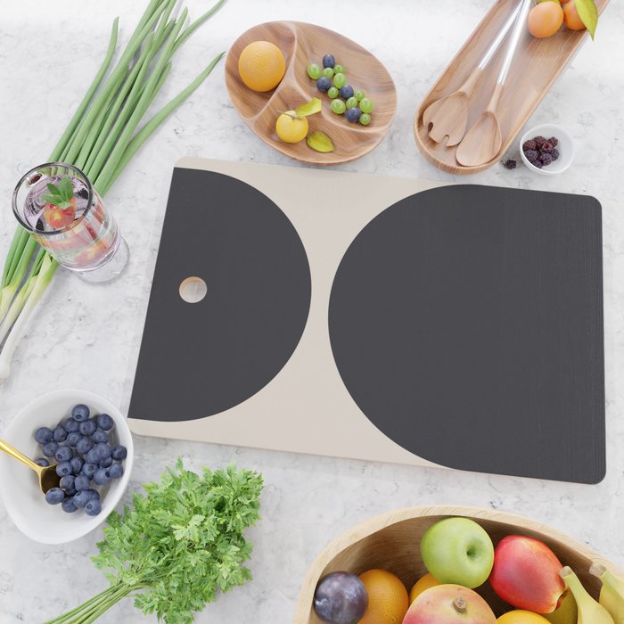 Scandinavian Minimalist Abstract Arches  Cutting Board Gallery Image 2