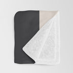 Scandinavian Minimalist Abstract Arches  Throw Blanket Gallery Image 3