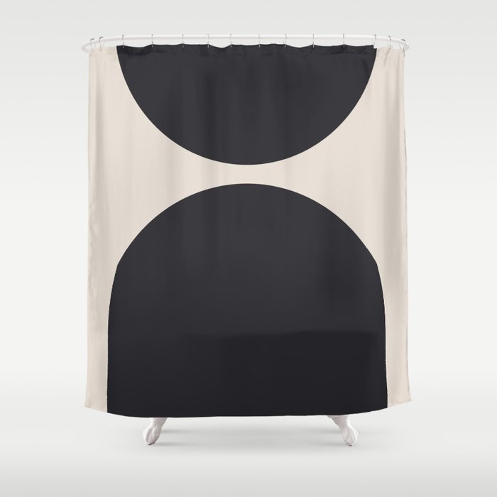 Scandinavian Minimalist Abstract Arches  Shower Curtain Gallery Image 1