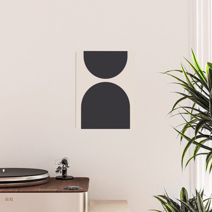 Scandinavian Minimalist Abstract Arches  Poster Gallery Image 2