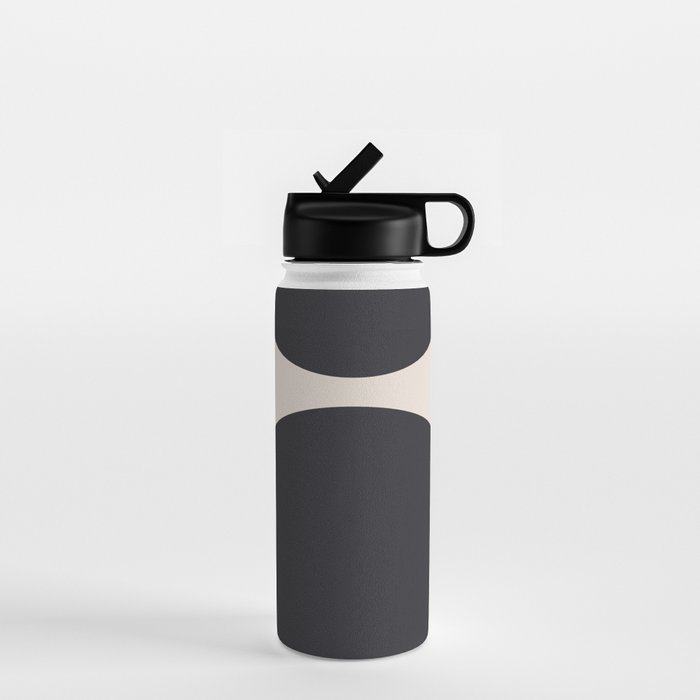 Scandinavian Minimalist Abstract Arches  Water Bottle Gallery Image 1
