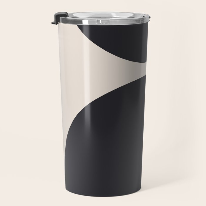 Scandinavian Minimalist Abstract Arches  Travel Mug Gallery Image 3
