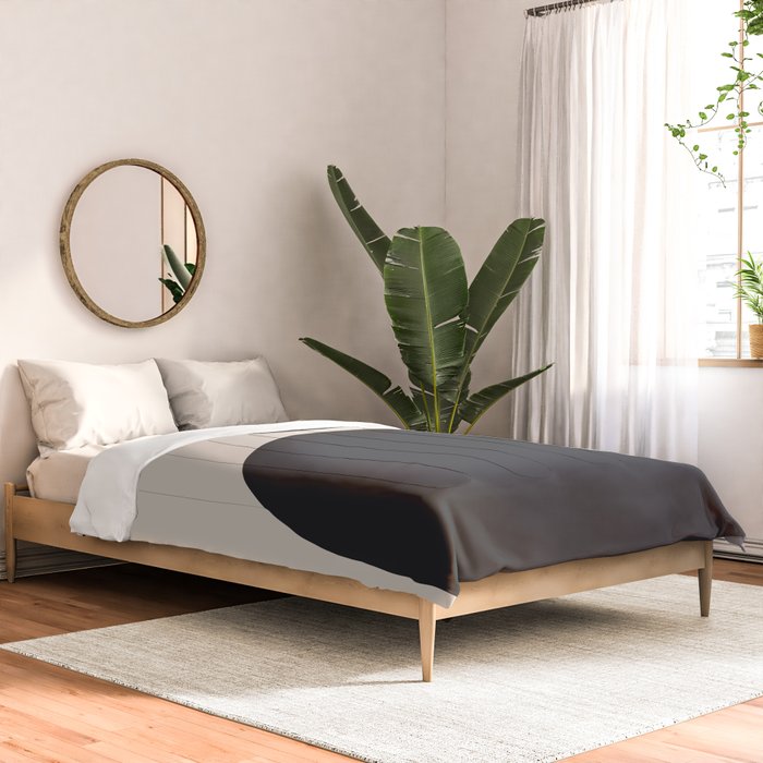 Scandinavian Minimalist Abstract Arches  Comforter Gallery Image 2