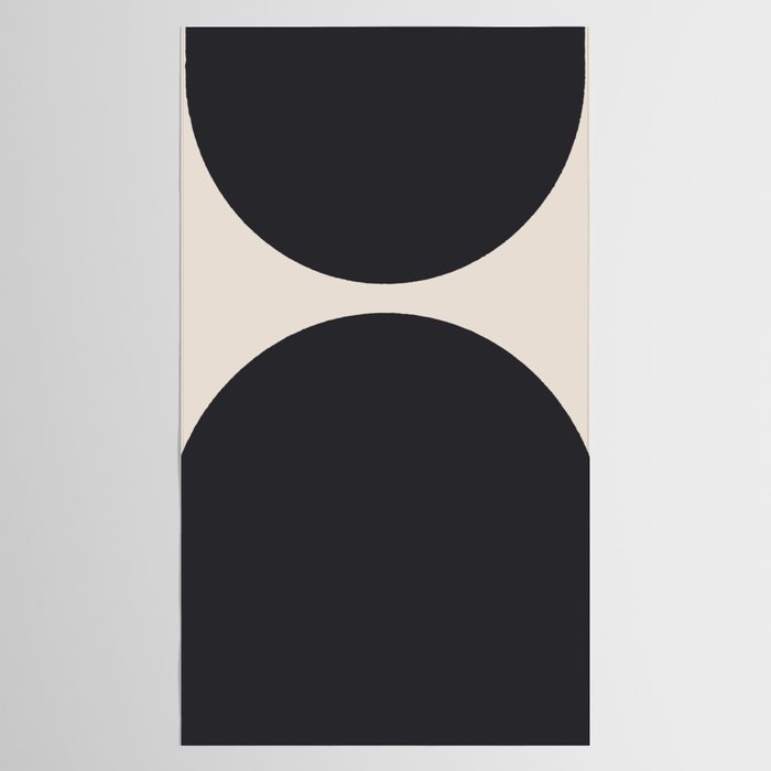 Scandinavian Minimalist Abstract Arches  Tablecloth Gallery Image 2