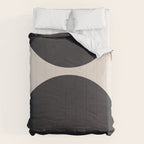 Scandinavian Minimalist Abstract Arches  Comforter Gallery Image 6