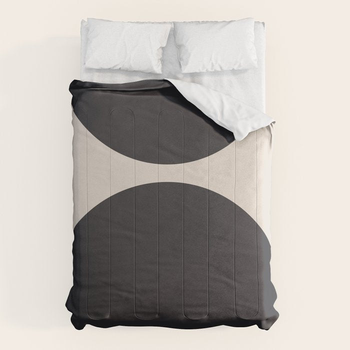 Scandinavian Minimalist Abstract Arches  Comforter Gallery Image 6