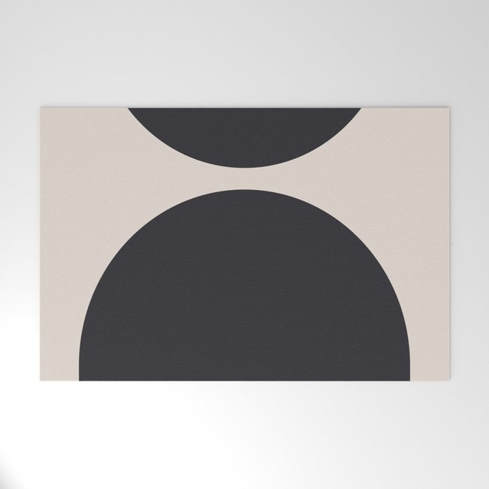 Scandinavian Minimalist Abstract Arches  Welcome Mat Gallery Image 1