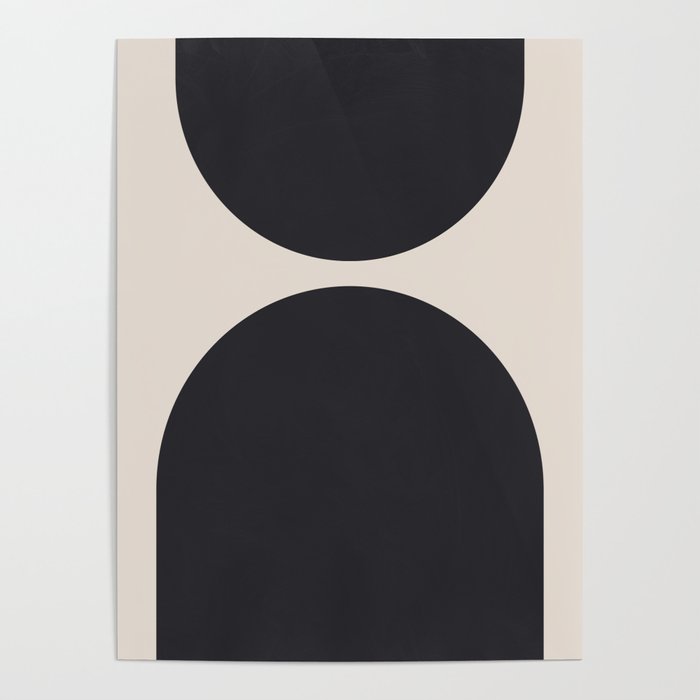 Scandinavian Minimalist Abstract Arches  Poster Gallery Image 4