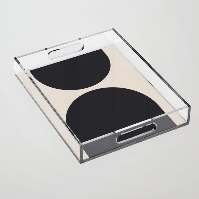 Scandinavian Minimalist Abstract Arches  Acrylic Tray Gallery Image 1