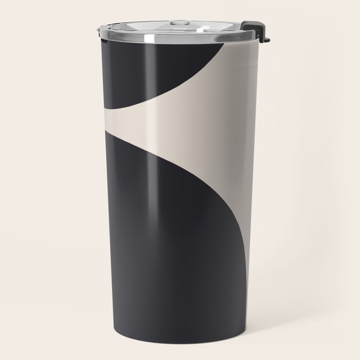 Scandinavian Minimalist Abstract Arches  Travel Mug Gallery Image 2