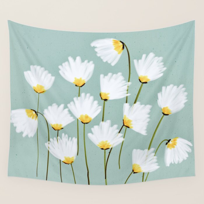 Delicate blooms Wall Tapestry Gallery Image 1