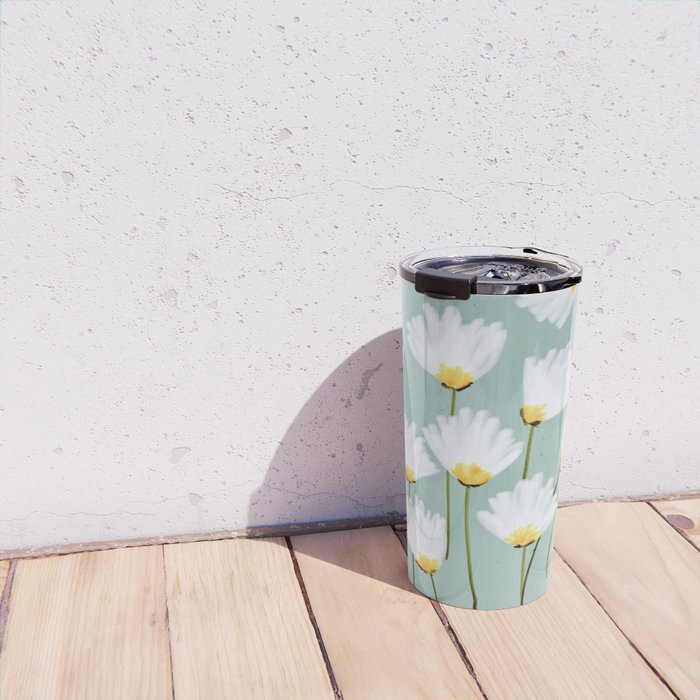 Delicate blooms Travel Mug Gallery Image 4