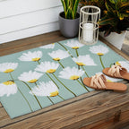 Delicate blooms Outdoor Rug Gallery Image 2