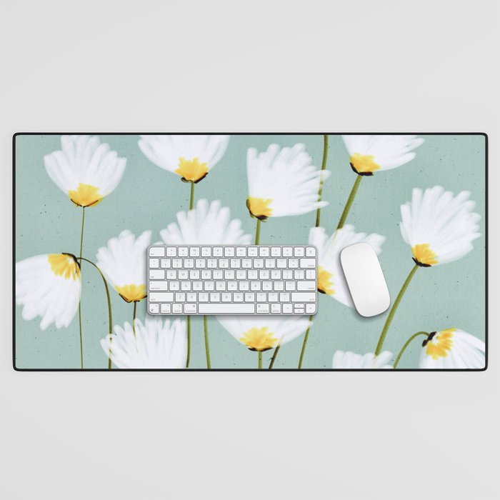 Delicate blooms Desk Mat Gallery Image 1