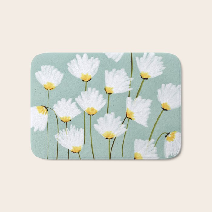 Delicate blooms Bath Mat Gallery Image 1