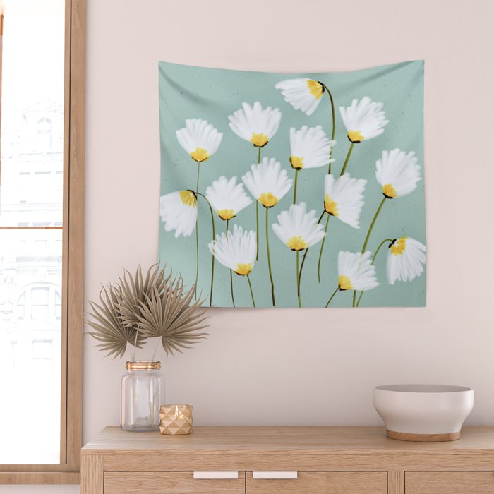 Delicate blooms Wall Tapestry Gallery Image 2