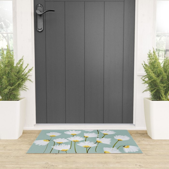 Delicate blooms Welcome Mat Gallery Image 3