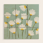 Delicate blooms Wood Wall Art Gallery Image 1