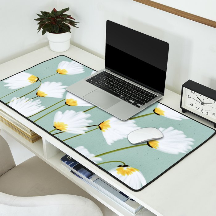 Delicate blooms Desk Mat Gallery Image 2