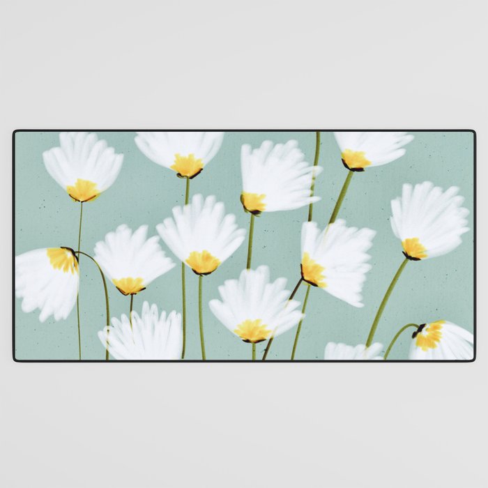 Delicate blooms Desk Mat Gallery Image 3