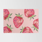 Disco Ball Strawberry Rug Gallery Image 2