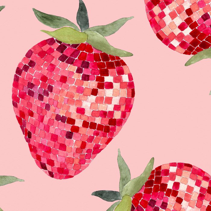 Disco Ball Strawberry Coffee Mug Gallery Image 2