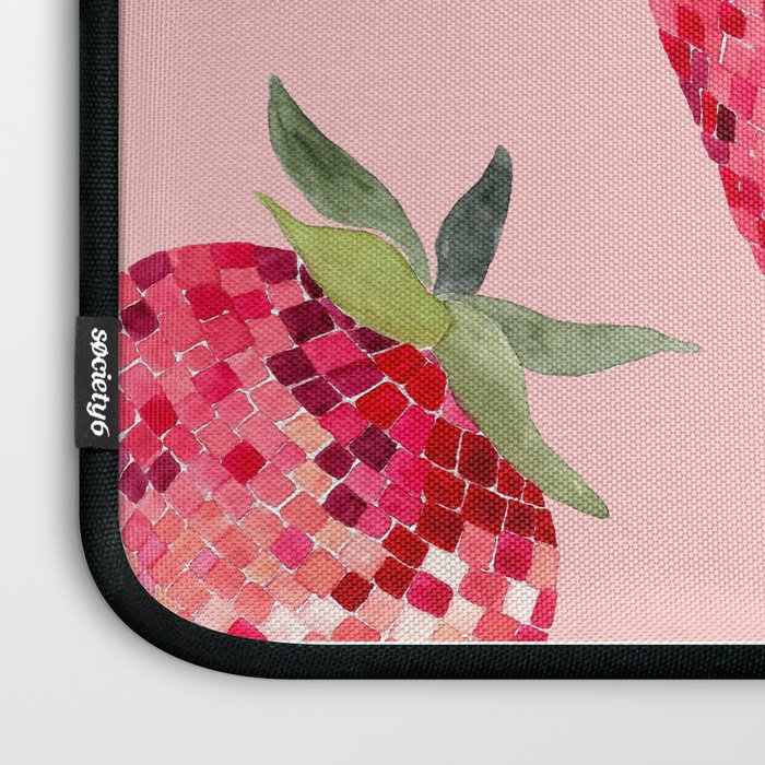 Disco Ball Strawberry Laptop Sleeve Gallery Image 3