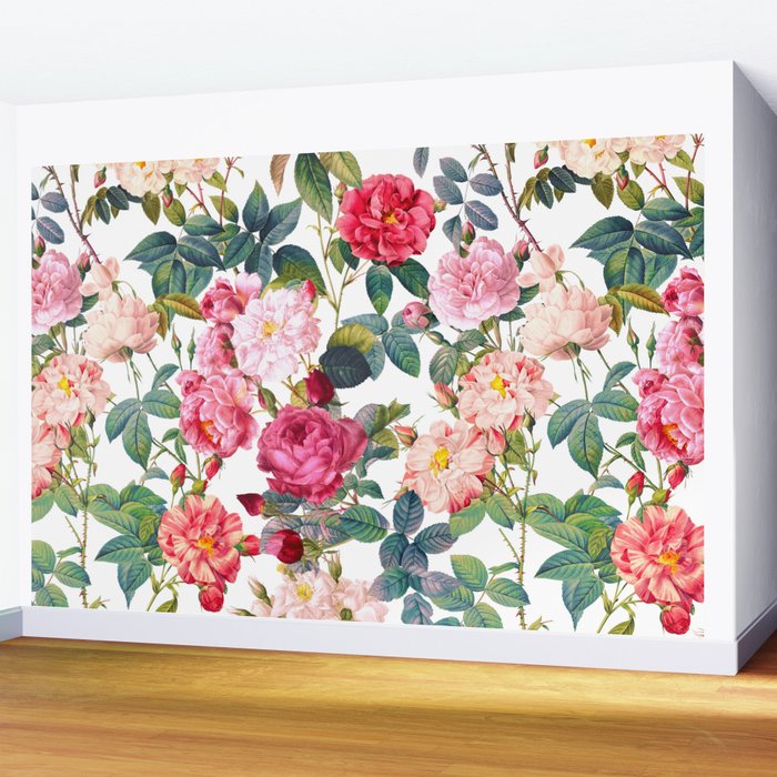 Rose Garden VII Wall Mural Gallery Image 2