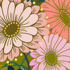 Vintage Bouquet of flowers in warm green colors Coffee Mug Gallery Image 2
