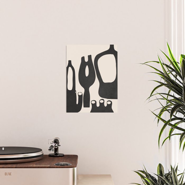 Abstract Art Minimal Vases Poster Gallery Image 2