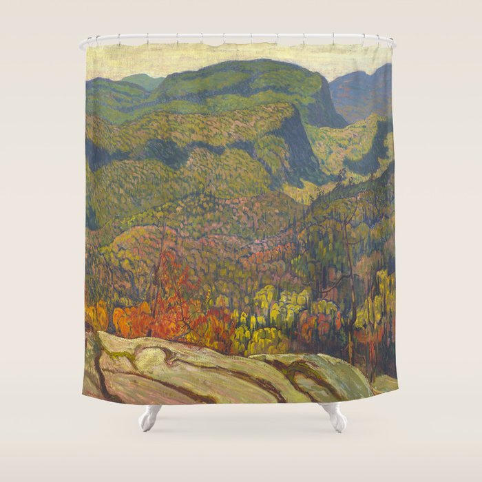 J.E.H. McDonald Forest Wilderness, 1921, McMichael Canadian Art Collection Shower Curtain Gallery Image 1