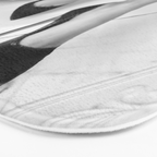 Female Disco Legs - Black White Photography - Photograph Bath Mat Gallery Image 3