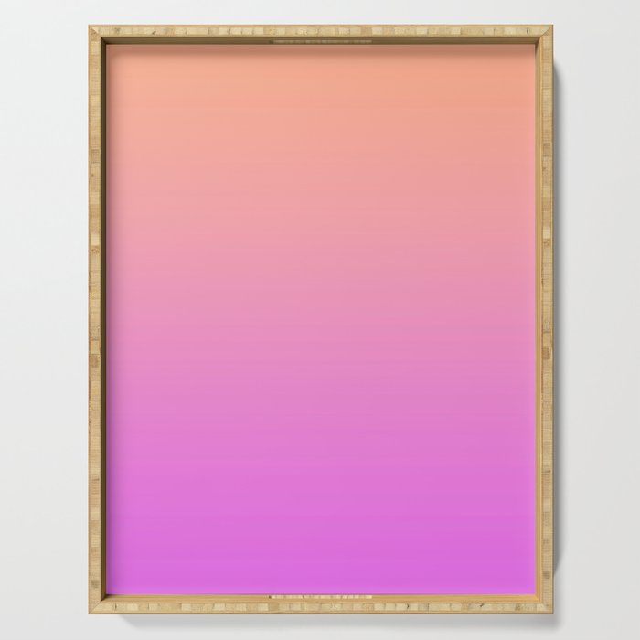 Ombre Sunset Serving Tray Gallery Image 1