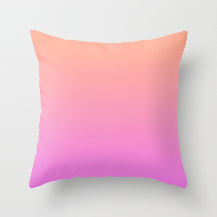 Ombre Sunset Throw Pillow Gallery Image 6