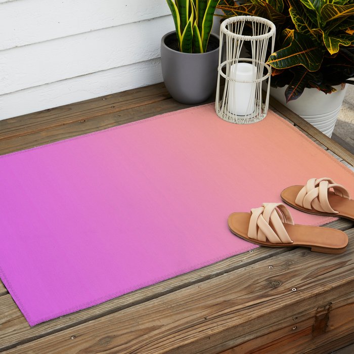 Ombre Sunset Outdoor Rug Gallery Image 2