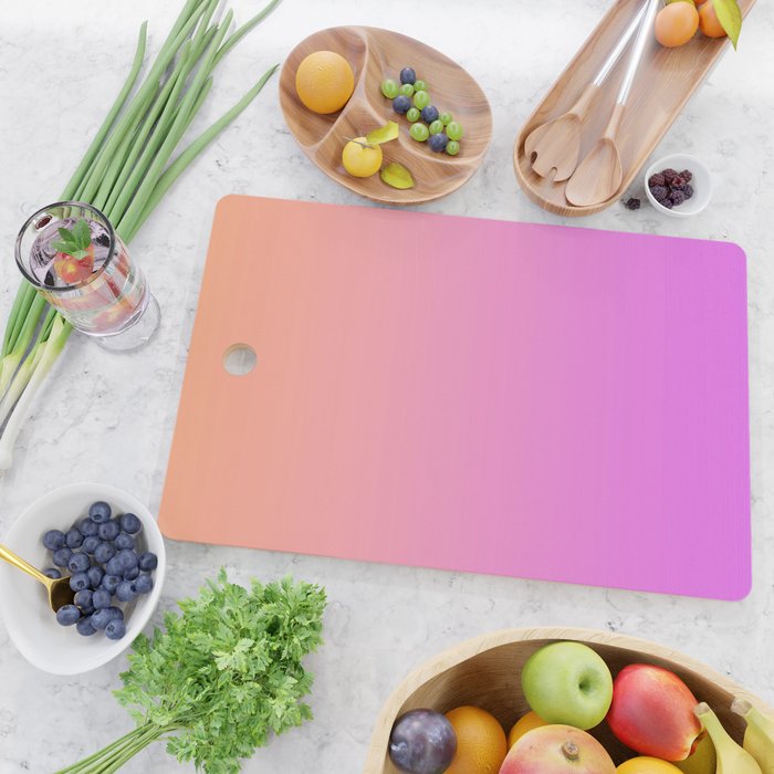 Ombre Sunset Cutting Board Gallery Image 2