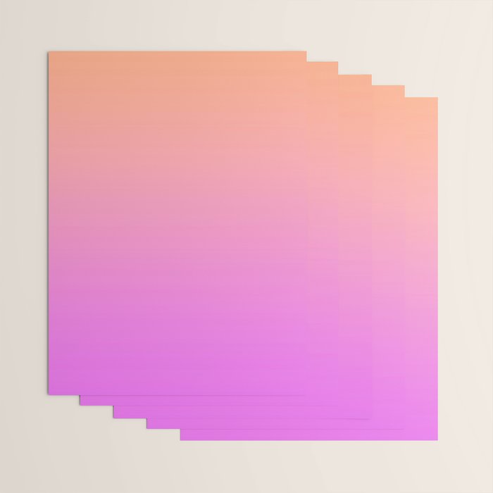 Ombre Sunset Wrapping Paper Gallery Image 3