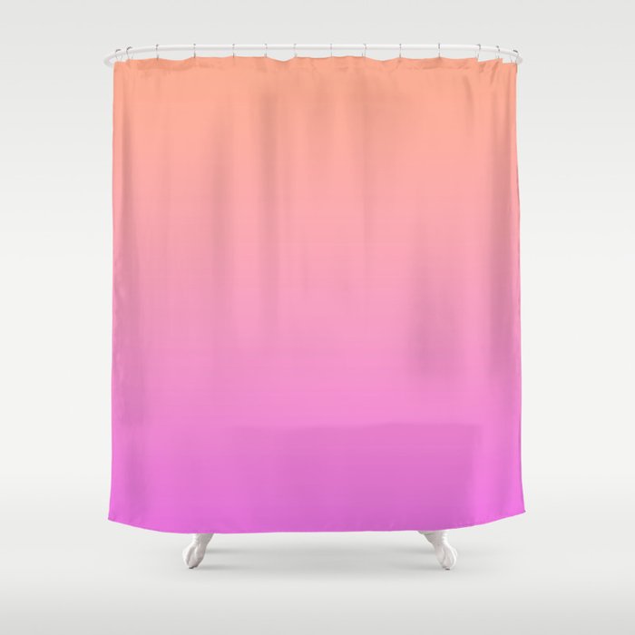 Ombre Sunset Shower Curtain Gallery Image 1