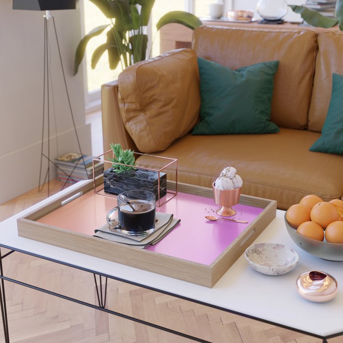 Ombre Sunset Serving Tray Gallery Image 2