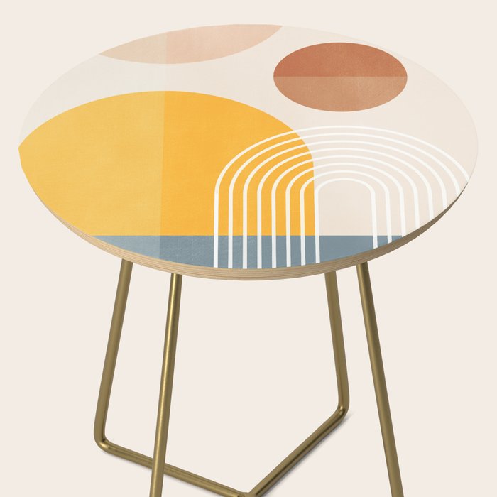 Minimal Geometric Shapes 164 Side Table Gallery Image 2