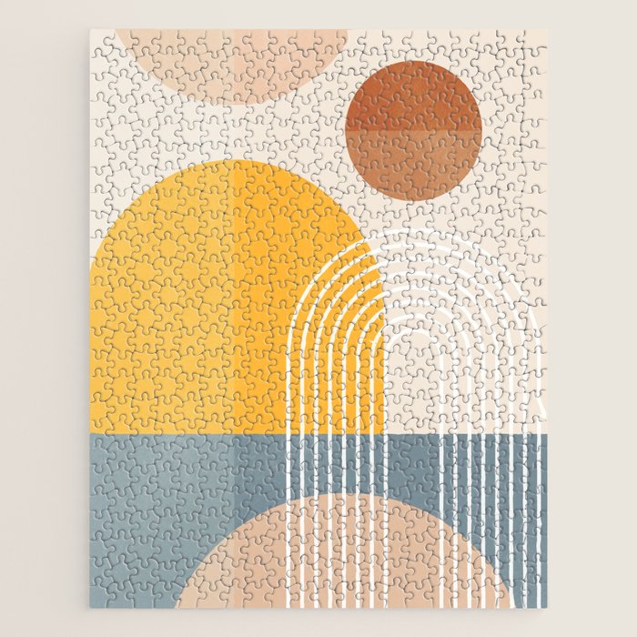 Minimal Geometric Shapes 164 Jigsaw Puzzle Gallery Image 1