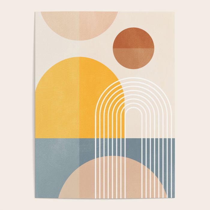 Minimal Geometric Shapes 164 Poster Gallery Image 1