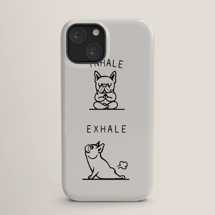 Inhale Exhale Frenchie iPhone Case Gallery Image 17