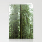 Redwood National Park - Misty Mountain Forest Adventure Stationery Card Gallery Image 2