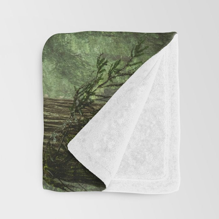 Redwood National Park - Misty Mountain Forest Adventure Throw Blanket Gallery Image 3