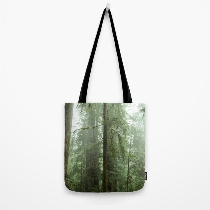 Redwood National Park - Misty Mountain Forest Adventure Tote Bag Gallery Image 2