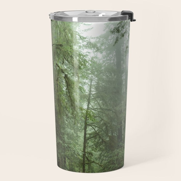 Redwood National Park - Misty Mountain Forest Adventure Travel Mug Gallery Image 2