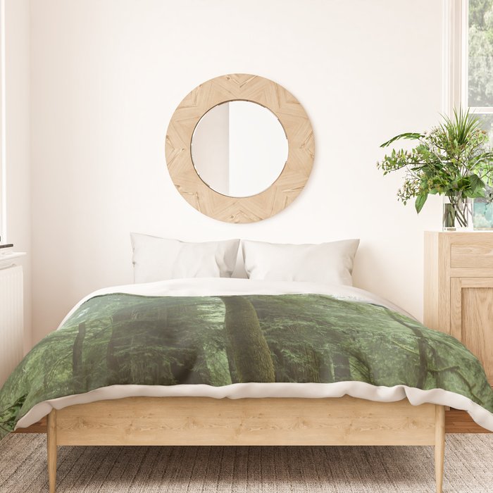 Redwood National Park - Misty Mountain Forest Adventure Duvet Cover Gallery Image 3